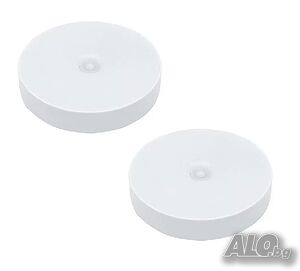 2 броя LED Smart нощна лампа със сензор USB зареждане