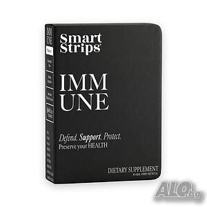 Smart Strips IMMUNE - витамин C и D3, 30 орални ленти