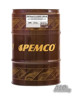 Моторно Масло PEMCO DIESEL G-4 SHPD 15W-40 60L