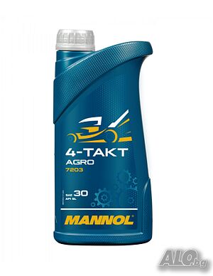 Масло за градинска техника MANNOL 4-Takt Agro SAE 30 1L