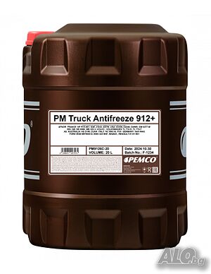 Червен Антифриз концентрат PEMCO Truck 912+ 20 л