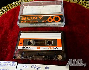 Аудио касета Sony CHF60 с рок музиканта Ozzy Оsbourne.