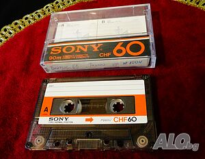 Аудио касета Sony CHF60 с Beatles, албум Гумена душа.
