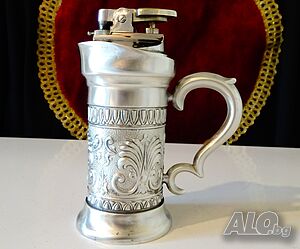 Настолна газова запалка от калай 310 гр.