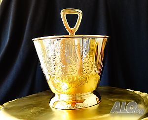 Бронзова захарница, чаша с капак, барок