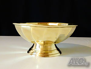 Бронзова купичка за ядки, сладолед, бонбониера.