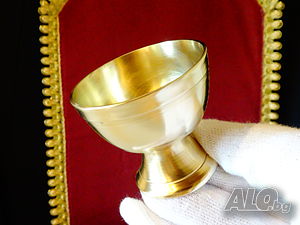 Бронзова чаша за шот, ракия.