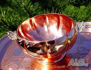 Медна захарница, чаша Venetian Copper Канада.