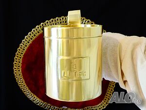 Месингова чаша, мензура черпак за 500 мл.
