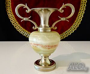 Амфора, ваза, свещник, оникс.