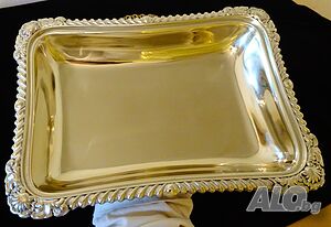 Английски бароков съд за сервиране 850 гр.