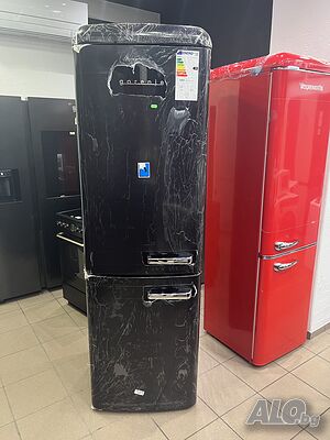 Черен Ретро хладилник Gorenje A+++
