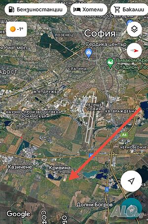 Собственик! Парцел 12400кв.м София-Кривина(до езерата)