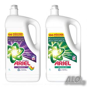 Перилен препарат гел Ariel Universal+ / Color+ - 5 литра, 100 пранета