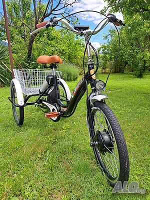 Нов модел e-Trike Hybrid Велосипед с три гуми Електрически Хибрид Триколка