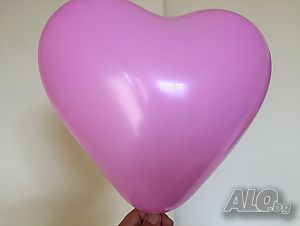 - 30 % Сезонно намаление балони - сърце - 3 цвята, Хелий, безплатни доставки