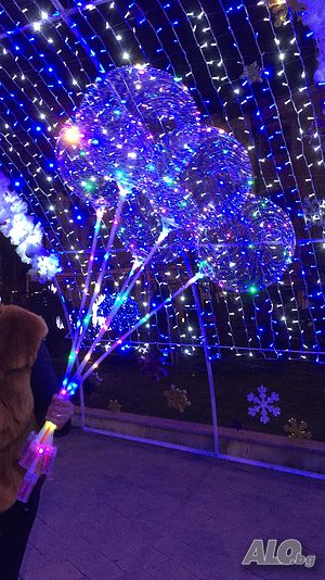 Големи Светещи балони LED