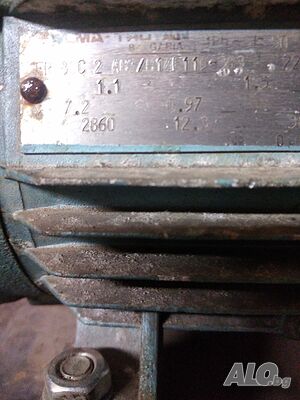 Ел двигател моно 1,1kw на 2860об на 220v