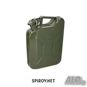 Метална туба за гориво 10L военен тип Jerry Can