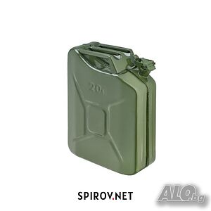 Метална туба за гориво 20L военен тип Jerry Can