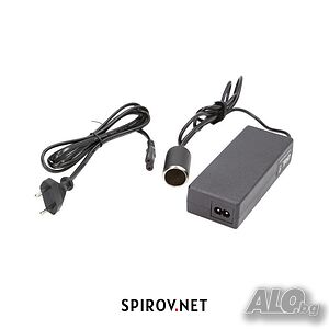 Универсално захранване 220V към автомобилна запалка 12V 80W