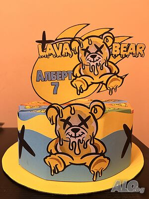 Картонена торта “Lava Bear”
