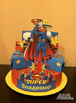 Картонена торта “Том и Джери”