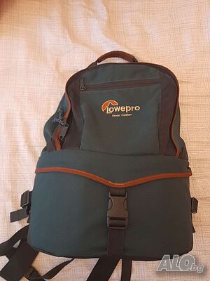 Неизползвана професионална фотографска раница lowepro orion trekker green