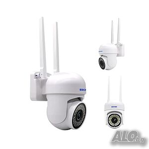 Безжична IP Камера Escam PVR007, 3MP (2K) Резолюция, H.265, WiFi, Водоустойчива за Външен Монтаж