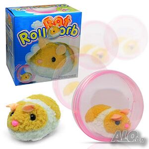 Движеща се играчка - хамстер бягащ в сфера