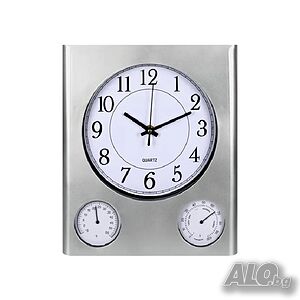 🕒 ТОП СТЕНЕН ЧАСОВНИК 3 в 1 - Час, температура и влажност!