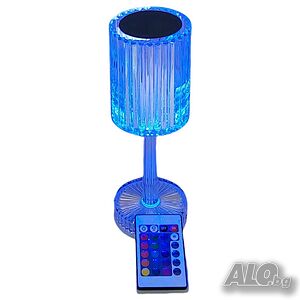 LED RGB лампа, презареждаща, 16цвята и дистанционно | Осветление | Габрово