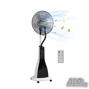 Вентилатор с водна мъгла Diplomat DX-66, 90W 16” мултифункционален, LED, дистанционно управление