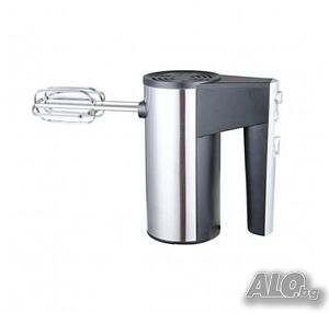 Ръчен миксер Voltz черен с инокс 300W, 5 скорости, 2 ГОДИНИ ГАРАНЦИЯ
