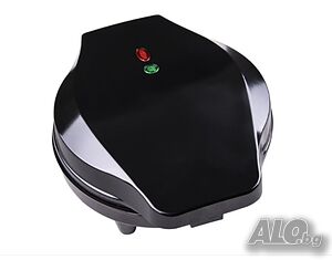 Гофретник Rosberg, 1200W, 5 гнезда, Черен