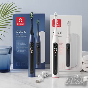 Електрическа четка за зъби Oclean X Lite 20 Set, 1бp накрайник, 5 режима, Калъф