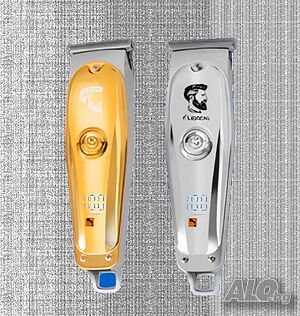 Професионална машинка с LSD дисплей Lexical LHC-5633, 600mAh, 6500RPM, Златист/Сребрист