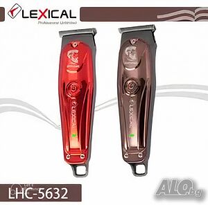 Машинка за подстригване Lexical LHC-5632, 600mAh, Кафяв/Червен