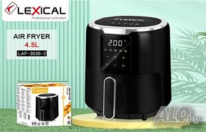 Еър фрайър Lexical Airfryer LAF-3026-1/2, 1300W 4.5L бял/черен