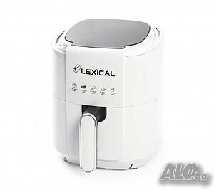 Фритюрник с горещ въздух Lexical Airfryer LAF-3011-1/2 1200W 3.5L бял/черен