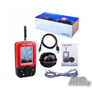 Сонар за риболов Sonar Fish Finder XJ-01, LCD екран, Безжичен сонарен сензор 100 м