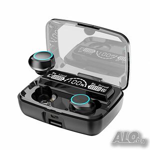 Безжични bluetooth слушалки с LED цифров дисплей