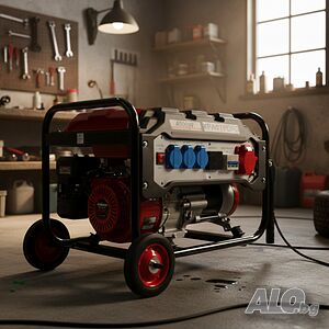 Трифазен четиритактов генератор KraftRoyal 4.5 kW с дисплей