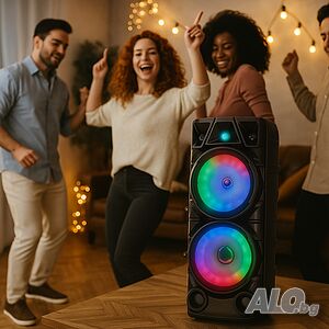 Парти тонколона - ZQS8210 LED Light Speaker
