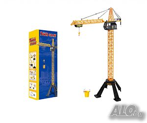 Строителен кран управлявана с RC дистанционно, 88см