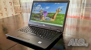 Продавам Гаранционнен лаптоп Fujitsu E449/IPSматFullHDсКам/4х2.4GhzТhr/8gbDDR4/SSD256gb/5чБат/Проф