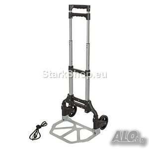 Сгъваема Товарна Количка RockForce 80кг със Стоманена Телескопична Рамка RF-TH6001002