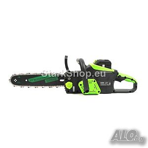 Акумулаторна Резачка STAHLMAYER 42V 10AH Диспл 2 Вериги Работеща Спирачка - Верижен Трион 34см Шина