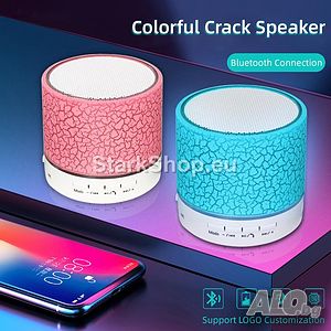 Мини портативна LED тонколонка - Bluetooth, USB, MicroSD