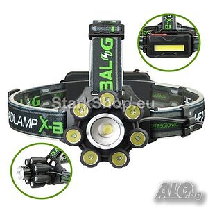 Челник фенер с ZOOM - 8LED